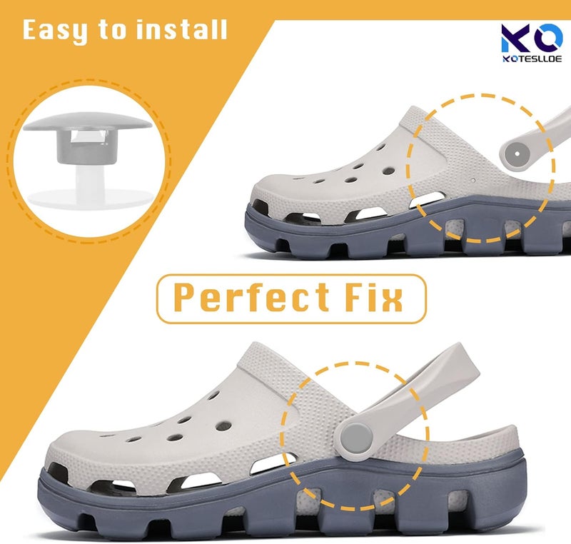KOTESLLOE 8 Sets Replacement Rivets for Crocs, Replacement Parts for Crocs - Image 5